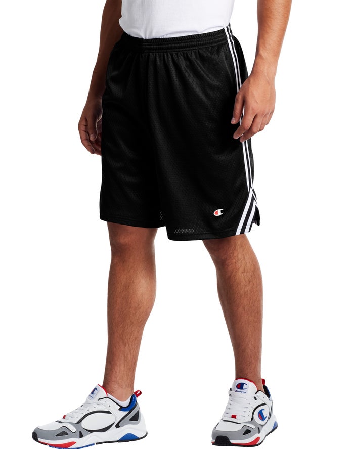 Champion Mens Shorts NZ - Lacrosse Black ( 7405-ABJGW )